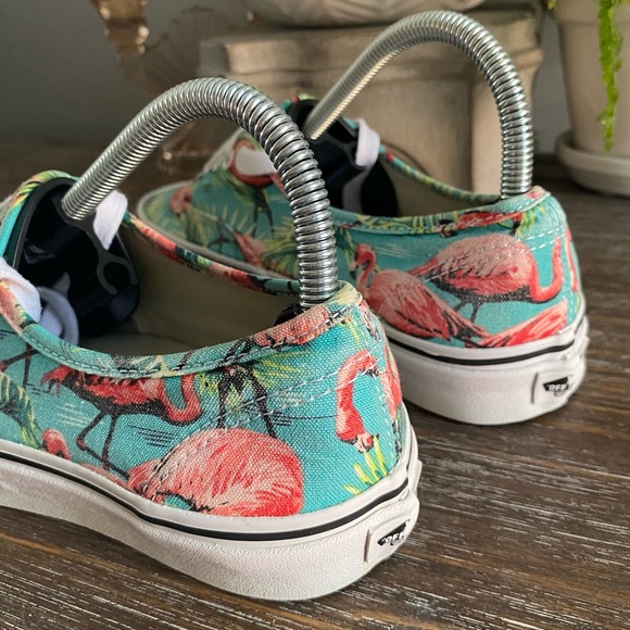 VANS Van Doren Flamingo Low Skateboarding Shoes Lace Up Sneakers Turquoise Pink - Picture 8 of 12